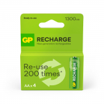 Laetav aku GP GPRHC132C199, AA, 1300 mAh, 4 tk