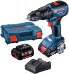 Akul&ouml;&ouml;ktrell-keeraja koos akuga Bosch Professional GSB 18V-50 1x2Ah,1x5Ah, GAL 1800CV, LC, 18 V, 2 Ah/5 Ah