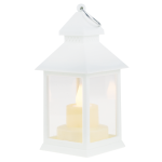 Dekoratsioon, sisseehitatud led valgustusega ''Latern'' LED-valgustusega, 14 cm, 6.4 cm, valge v.