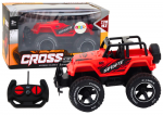 Rc maastikuauto Lean Toys Cross Country, 1:18, punane
