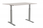 Kirjutuslaud reguleeritava k&otilde;rgusega Sun-Flex EasyDesk Adapt III, valge v./hall v.