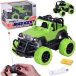 Rc maastikuauto Giant Rock Crawler, 1:36, roheline