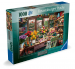 Pusle Ravensburger The Flower Arrangers Shed, 50 cm x 70 cm, 1000 tk, mitmev&auml;rviline