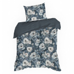 Voodipesukomplekt Kira PTB-45, punakas "navy blue" v., 70 x 80 cm, 140 x 200 cm, 2 os.
