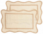 Lauamatt Homla Calma 244104, 45 cm x 30 cm, 2 tk, Pruunikas v.