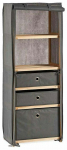 Raamaturiiul Bigbuy Home, pruun v./hall v., 113 cm x 42 cm x 28 cm