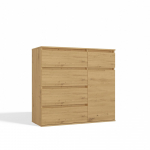 Kummut 1D5S, artisan oak, 93 cm x 40 cm x 100 cm