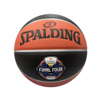Korvpalli pall Spalding Euroleague F4 Athens 2026 TF-1000&trade; Legacy, 7 suurus, must v./oranž v.