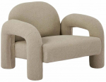 Tugitool Homla Sedia Teddy Boucle, beež v., 88 cm x 95 cm x 70 cm