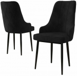 Toolide komplekt Kalune Design Trex 240CHR1656, matt, must v., 42 cm x 46 cm x 95 cm, 2 tk