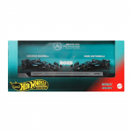 M&auml;nguautode komplekt Mattel Hot Wheels Premium Mercedes-Amg Petronas Formula One Team JMM93, 1:64, must v.