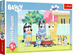 Pusle Trefl Bluey Happy World, 27.5 cm x 41 cm, 100 tk, mitmev&auml;rviline