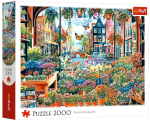 Pusle Trefl Flower shop in Amsterdam, 96 cm x 68 cm, 2000 tk