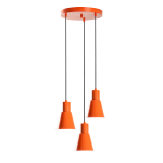 Valgusti lagi Opviq Konikkem 3 6357, E27, 3 x 40 W, oranž v. / oranž v.