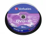 Kirjutatav CD-plaat Verbatim, 4.7 GB, 10tk