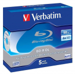 Kirjutatav CD-plaat Verbatim, 50 GB, 5tk