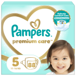 M&auml;hkmed Pampers Premium Care, 5 suurus, 11 - 16 kg, 88 tk