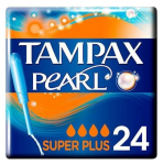H&uuml;gieenilised tampoonid Tampax Pearl, Super Plus, 24 tk