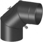 &Uuml;hendustoru nurk Jeremias D200/0-90, must v., 200 mm, 0 - 90 &deg;