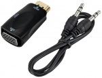 Adapter RoGer HDMI To VGA + Audio Adapter HDMI, VGA / 3.5 mm