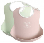 Pudip&otilde;ll BabyBjorn Soft, roheline/roosa, termoplastiline elastomeer (tpe), 4 kuud
