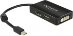 Adapter Delock DisplayPort Mini To DP/HDMI/DVI Mini DisplayPort, HDMI, 0.16 m, must v.