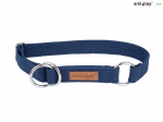 Kaelarihm koertele Amiplay Cotton, sinine, 340 - 550 mm x 30 mm, 34-55