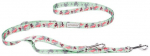 Koera rihm Amiplay Be Happy 7in1 Flamingo, roheline/roosa, S, 1-2 m x 15 mm
