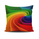 Dekoratiivpadjap&uuml;&uuml;r Mioli Decor NKLF-264, mitmev&auml;rviline, 43 cm x 43 cm