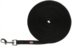 Koera rihm Trixie Tracking Leash 19787, must v., S/M, 10 m x 15 mm