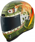 Mootorratta kiiver Icon Grenadier Airflite, L, roheline/oranž