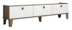 TV-laud Kalune Design Sumer E3620, tamm v./valge v., 178 cm x 34.6 cm x 44.8 cm