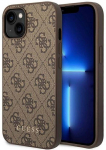 Telefoni &uuml;mbris Guess GUHCP14SG4GFBR, Apple iPhone 14, pruun v.