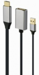 Kaabel Gembird A-HDMIM-DPF-02 HDMI A male, Displayport, 0.1 m, h&otilde;be v./must v.