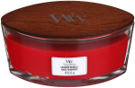 K&uuml;&uuml;nal, l&otilde;hna WoodWick Crimson Berries Elipsa, 40 h, 453.6 g, Punane v.