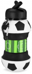 Joogipudelid- ja sheikerid Spokey Cort 941259, valge v./must v./roheline v., silikoon, 0.520 l