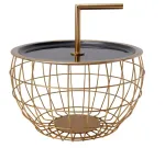 Kohvilaud Kayoom Art Deco 555, must v., 38 cm x 38 cm x 23.5 cm