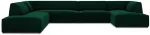 Nurgadiivan Micadoni Home Ruby Panoramic 7 Seats, tumeroheline v., vasak, 366 x 273 cm x 69 cm