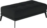 Tumba Torrense Sawana 14, must v., 75 cm x 140 cm x 45 cm