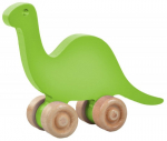 L&uuml;katav m&auml;nguasi Wood&Joy Dinosaur, 13 cm, roheline