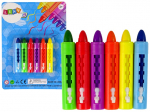 Kriidid Lean Toys 10855, 70 mm, mitmev&auml;rviline, 6 tk