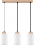 Valgusti rippuv Britop Bosco, E27, 3 x 60 W, pruun v./must v.