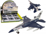 M&auml;ngulennuk Lean Toys Fighter Metal plane 15407, tumesinine, 1:72