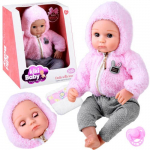 Nukk - imik koos tarvikutega Kiki Baby, 43 cm, mitmev&auml;rviline