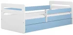 Lastevoodi Kocot Kids Tomi, sinine v., 80 x 180 cm, ilma voodipesukastita, madratsiga