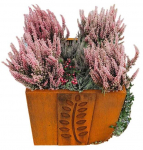 Lillekast Petteri Wiimaa Fat Ballerina L, teras, 50 cm x 50 cm, pruun