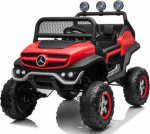 Laste elektriauto Ramiz Mercedes Benz Unimog, punane v.