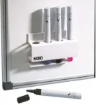 Tahvli markeri hoidja Nobo Magnetic, valge v., 4 tk