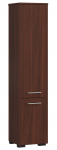 Eraldi seisev vannitoakapp Akord Furniture Factory Fin 30 2D, tumepruun v., 30 cm x 30 cm x 140 cm
