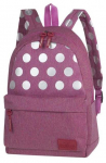 Kooli seljakott CoolPack Street, valge/roosa, 31 cm x 18 cm x 44 cm